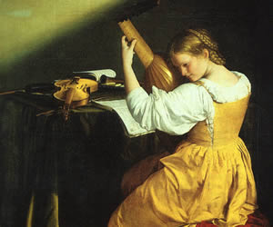 Orazio Gentileschi, The Lute Player, approx. 1610, The National Gallery of Art at Washington D.C. 