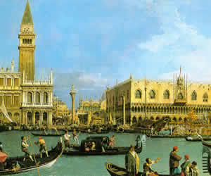Canaletto, The Basin of San Marco on Ascension Day, 1732, Royal Collection