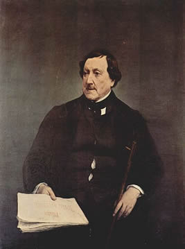 ritratto di Hayez di Gioachino Rossini