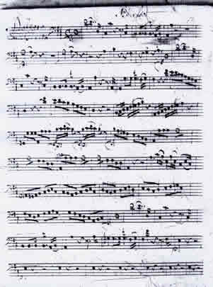 Andrea Luchesi (?), Sinfonia in D (T203-K203) , parte del Basso